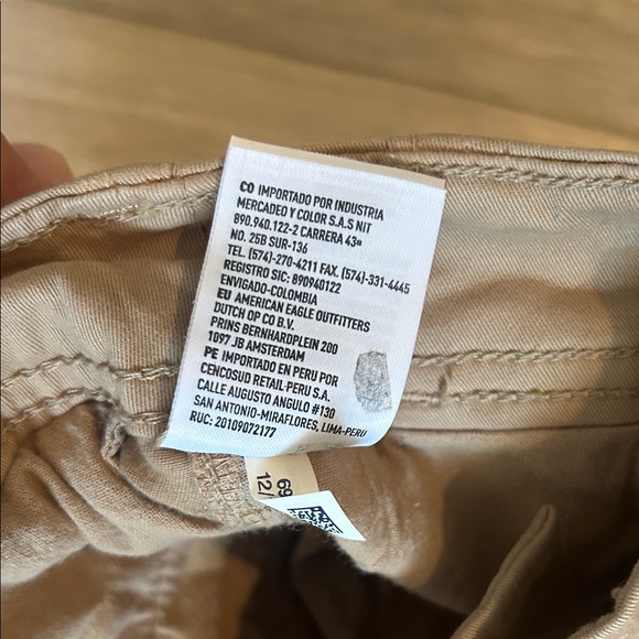 American‎ Eagle Outfitters Light Tan Flat Front Shorts Waist 30 - Picture 5 of 8